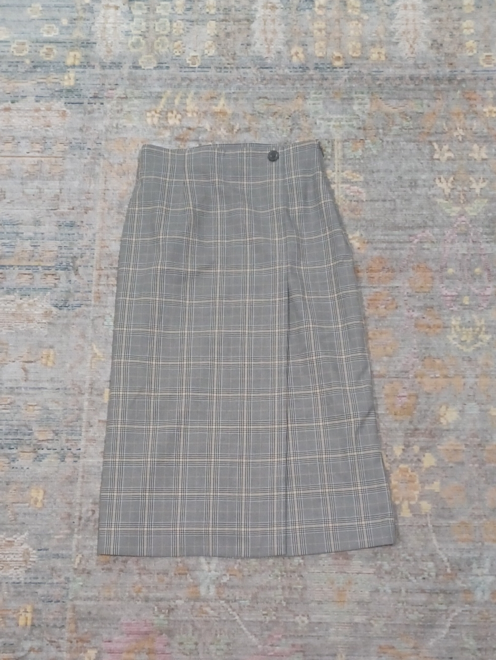 Uniqlo Plaid A-Line Skirt